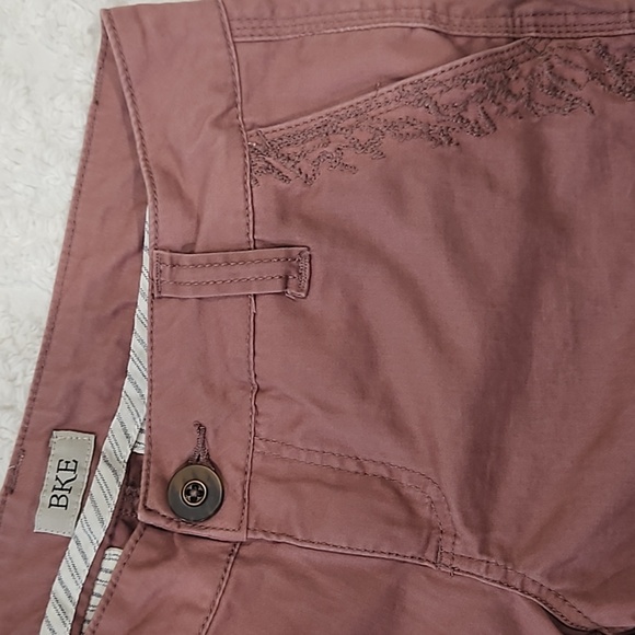 Blush Pink BKE Embroidered Shorts - Picture 2 of 9